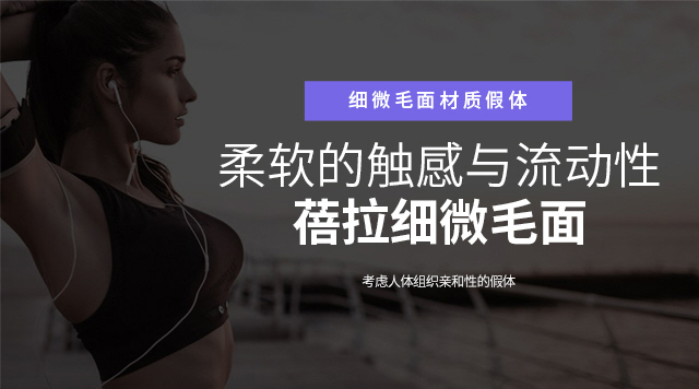 细微毛面材质假体